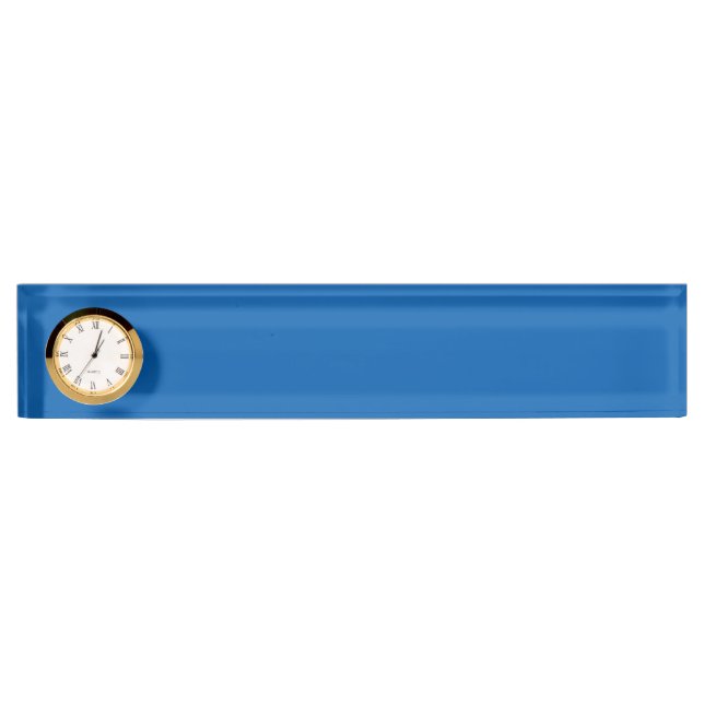 Porte-nom Pour Bureau Bleu profond (Devant)