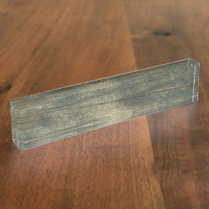 Porte-nom Pour Bureau bois