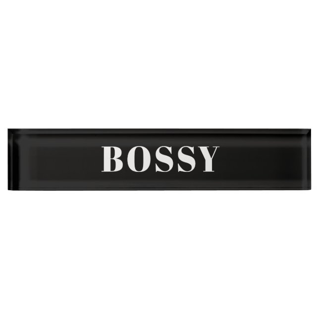 Porte-nom Pour Bureau Bossy (Devant)