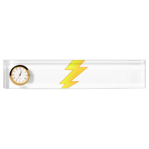 Porte-nom Pour Bureau boulon de foudre