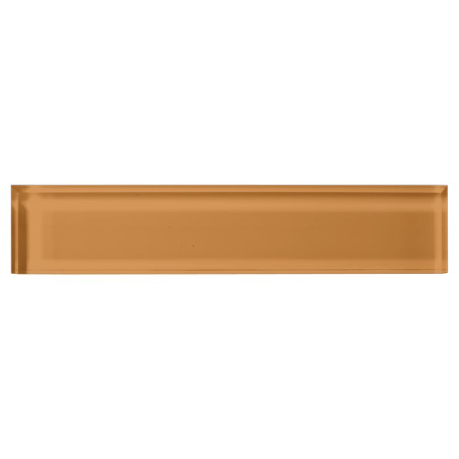 Porte-nom Pour Bureau Bronze (couleur solide) (Devant)