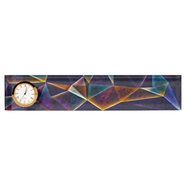 Porte-nom Pour Bureau Bulles cassées (Devant)