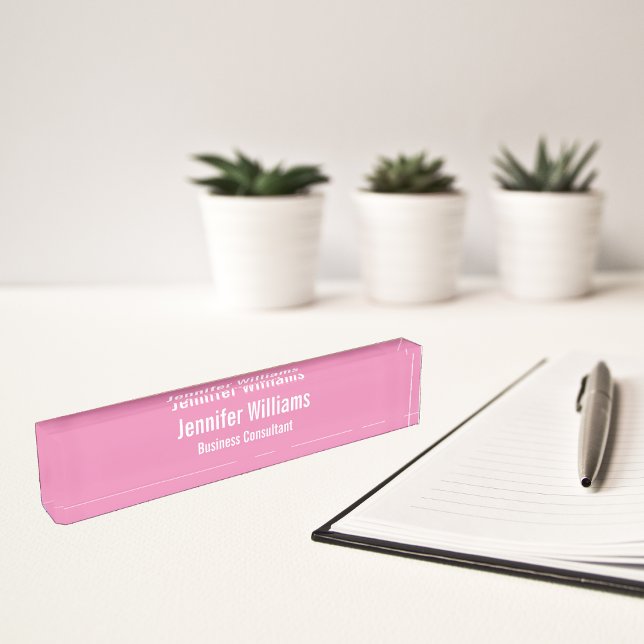 Porte-nom Pour Bureau Bureau d'affaires professionnel élégant do-it-your (Elegant Professional Executive Business Office DIY Nameplate)