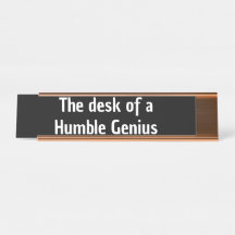 Bureau d'un collègue génie humble cadeau Gen z drô