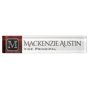 Porte-nom Pour Bureau Bureau Ruby Coutume Rouge de Crimson de Garnet