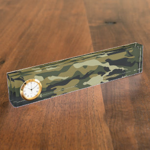 Porte-nom Pour Bureau Camo