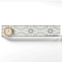Carreaux Floraux Pastel Vert