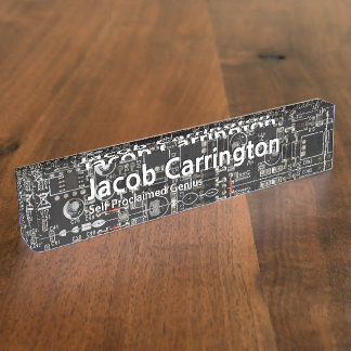 Porte-nom Pour Bureau Carte