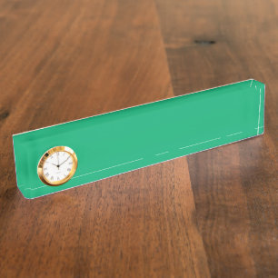 Porte-nom Pour Bureau Carte mère Emerald Green Desk personnalisée