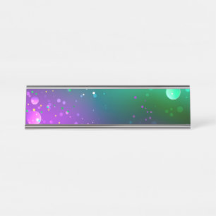 Porte-nom Pour Bureau Carthagène Solive Purple