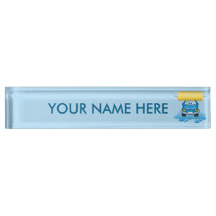 Porte-nom Pour Bureau Carwash