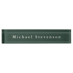 Porte-nom Pour Bureau Celtic Green moderne professionnel tendance