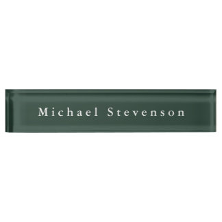 Porte-nom Pour Bureau Celtic Green moderne professionnel tendance