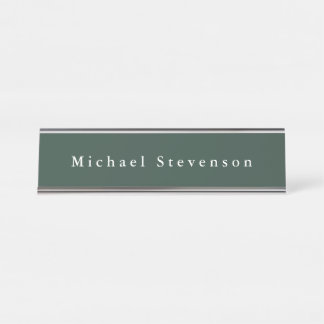 Porte-nom Pour Bureau Celtic Green moderne professionnel tendance