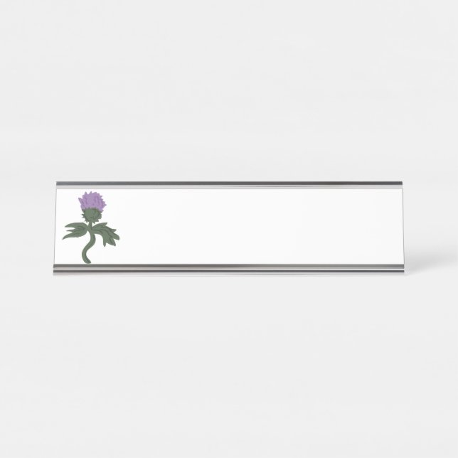 Porte-nom Pour Bureau Chardon (Devant)