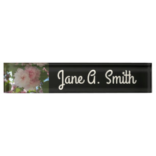 Porte-nom Pour Bureau Cherry Tree I Spring Floral