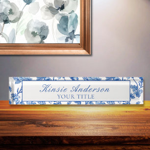 Porte-nom Pour Bureau Chinoiserie élégante personnalisée