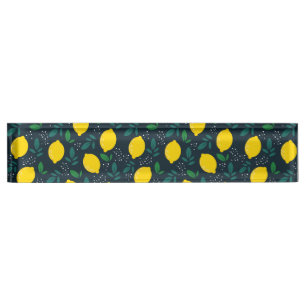 Porte-nom Pour Bureau Citron
