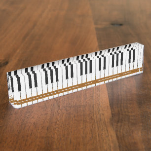 Porte-nom Pour Bureau Clavier électronique
