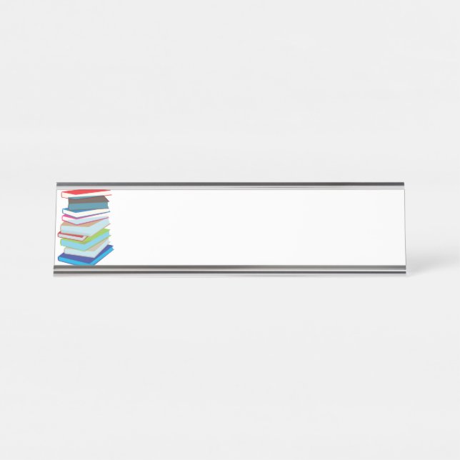 Porte-nom Pour Bureau Club de lecture (Devant)