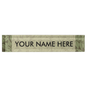 Porte-nom Pour Bureau Conception classique Art Nouveau de branche de Wil
