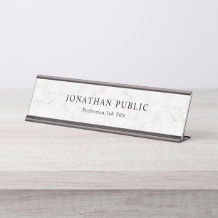 Porte-nom Pour Bureau Conception moderne professionnelle élégante de