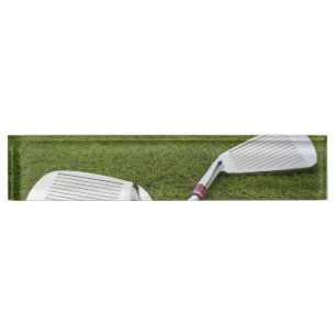 Porte-nom Pour Bureau Conceptions de golf