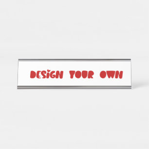 Porte-nom Pour Bureau Concevez votre propre personnalisation d'un type