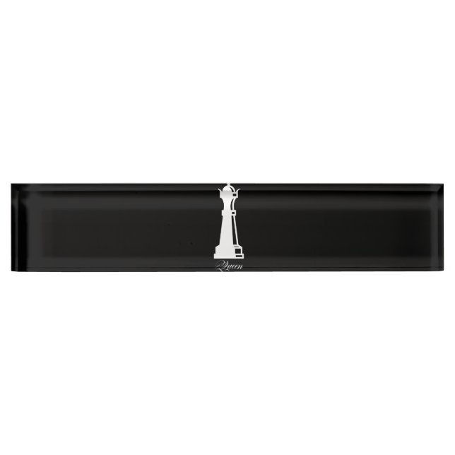 Porte-nom Pour Bureau Costume Chess Lover (Devant)