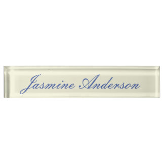 Porte-nom Pour Bureau Couleur Beige minimaliste moderne professionnelle