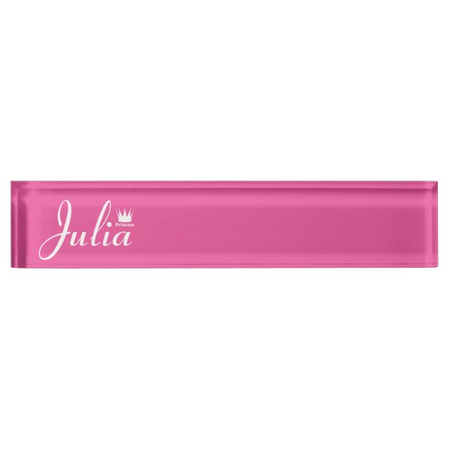 Porte-nom Pour Bureau Couronne de la princesse (Devant)
