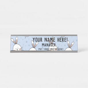 Porte-nom Pour Bureau Coutrelles 0320
