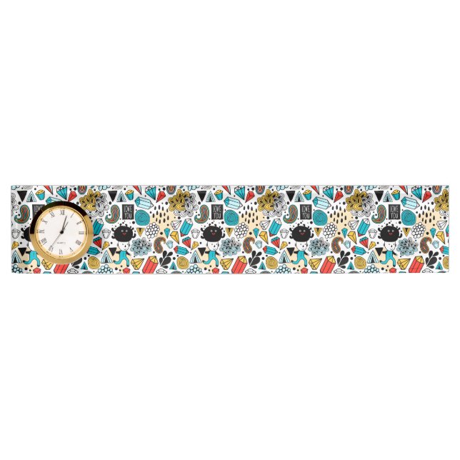 Porte-nom Pour Bureau Crazy head (Devant)