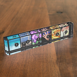 Porte-nom Pour Bureau Créez facilement vos propres images du style 6 de