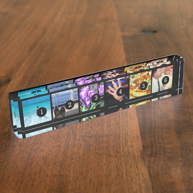 Porte-nom Pour Bureau Créez facilement vos propres images du style 6 de (Taille)