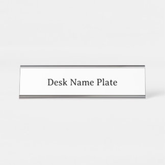 Porte-nom Pour Bureau Créez Votre Argent Standard Personnalisé