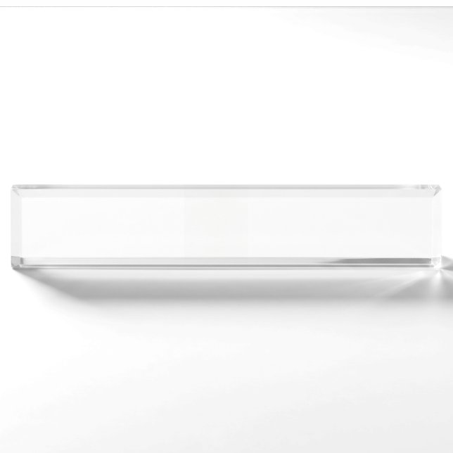 Porte-nom Pour Bureau Créez Votre Propre (Devant)