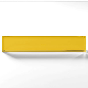 Porte-nom Pour Bureau Créez Votre Propre Conception Personnalisée Jaune