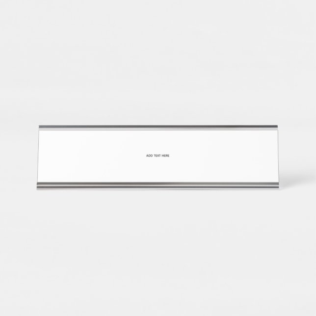Porte-nom Pour Bureau Créez Votre Propre Fleur  (Devant)