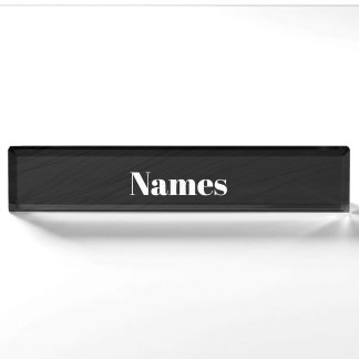 Porte-nom Pour Bureau Créez votre propre personnalisation