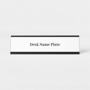 Porte-nom Pour Bureau Créez Votre Propre Promotion de Marque Simple