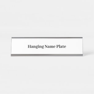 Porte-nom Pour Bureau Créez Votre Propre Promotion de Marque Simple