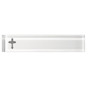 Porte-nom Pour Bureau Croix celtique