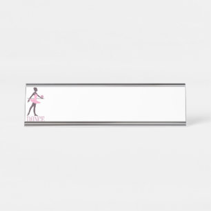 Porte-nom Pour Bureau Danseur classique