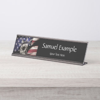Porte-nom Pour Bureau Décès ou liberté