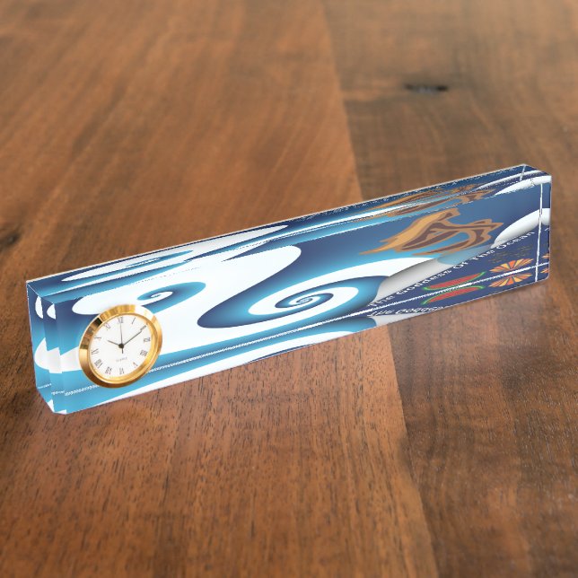 Porte-nom Pour Bureau Déesse Yémanya De L'Océan (Taille)