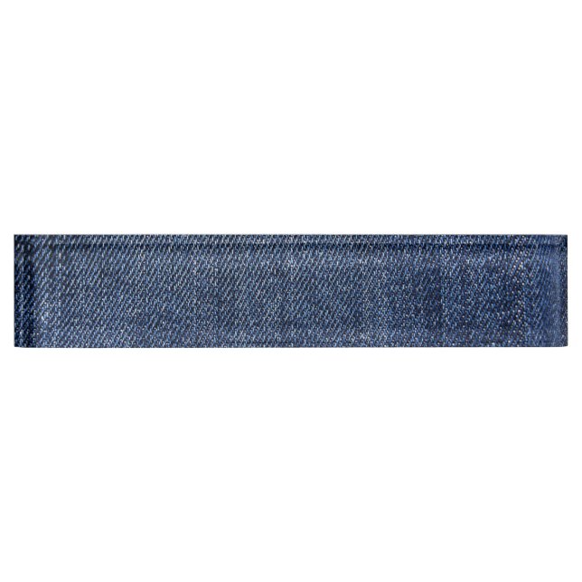 Porte-nom Pour Bureau Denim (Devant)