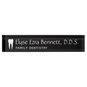Porte-nom Pour Bureau Dentiste