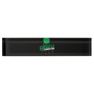 Porte-nom Pour Bureau Développeur Sysadmin Engineer Hacker Code d'admin
