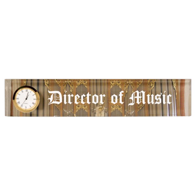 Porte-nom Pour Bureau Directeur musical (Devant)